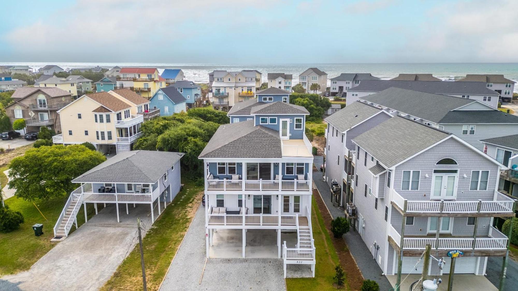 Seaside Serenity Beautiful Home On Topsail 7 Br 瑟夫城 外观 照片